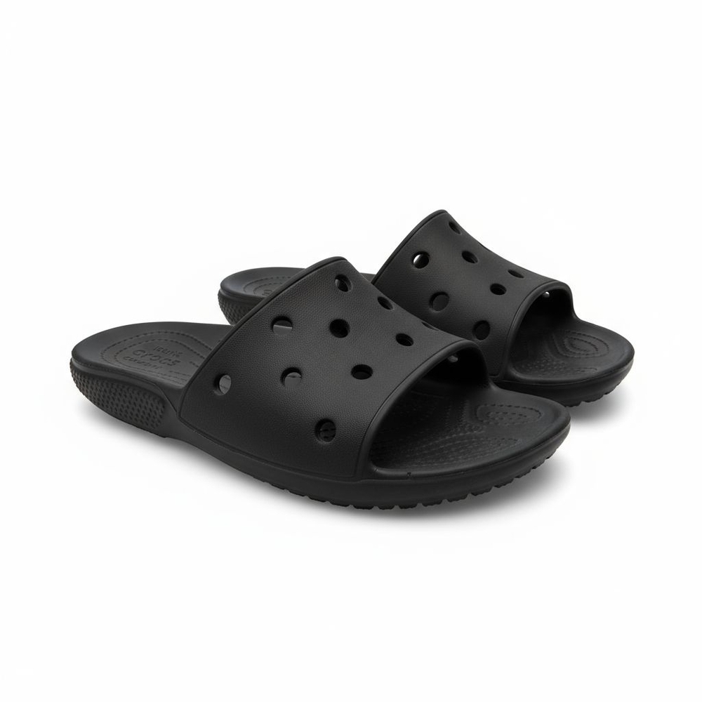 CROCS Black Slide Sandals